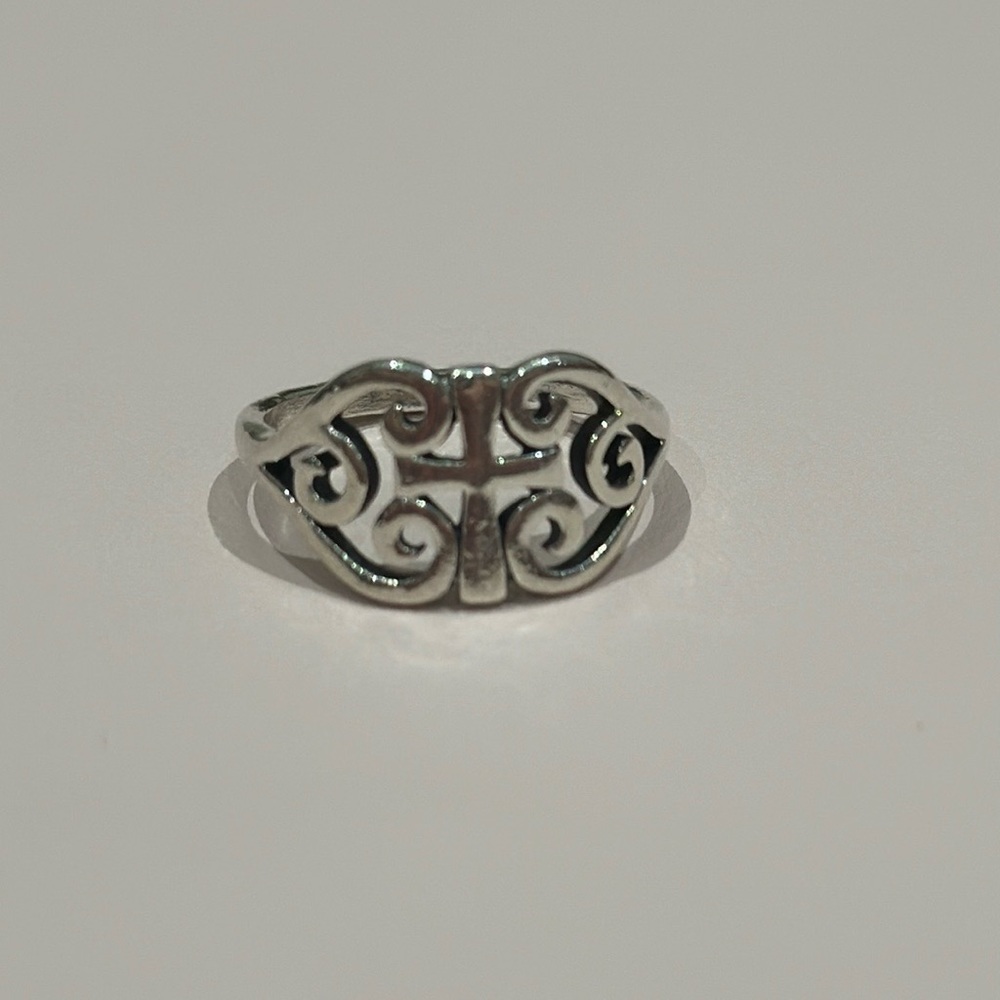 James Avery Scroll Cross Ring